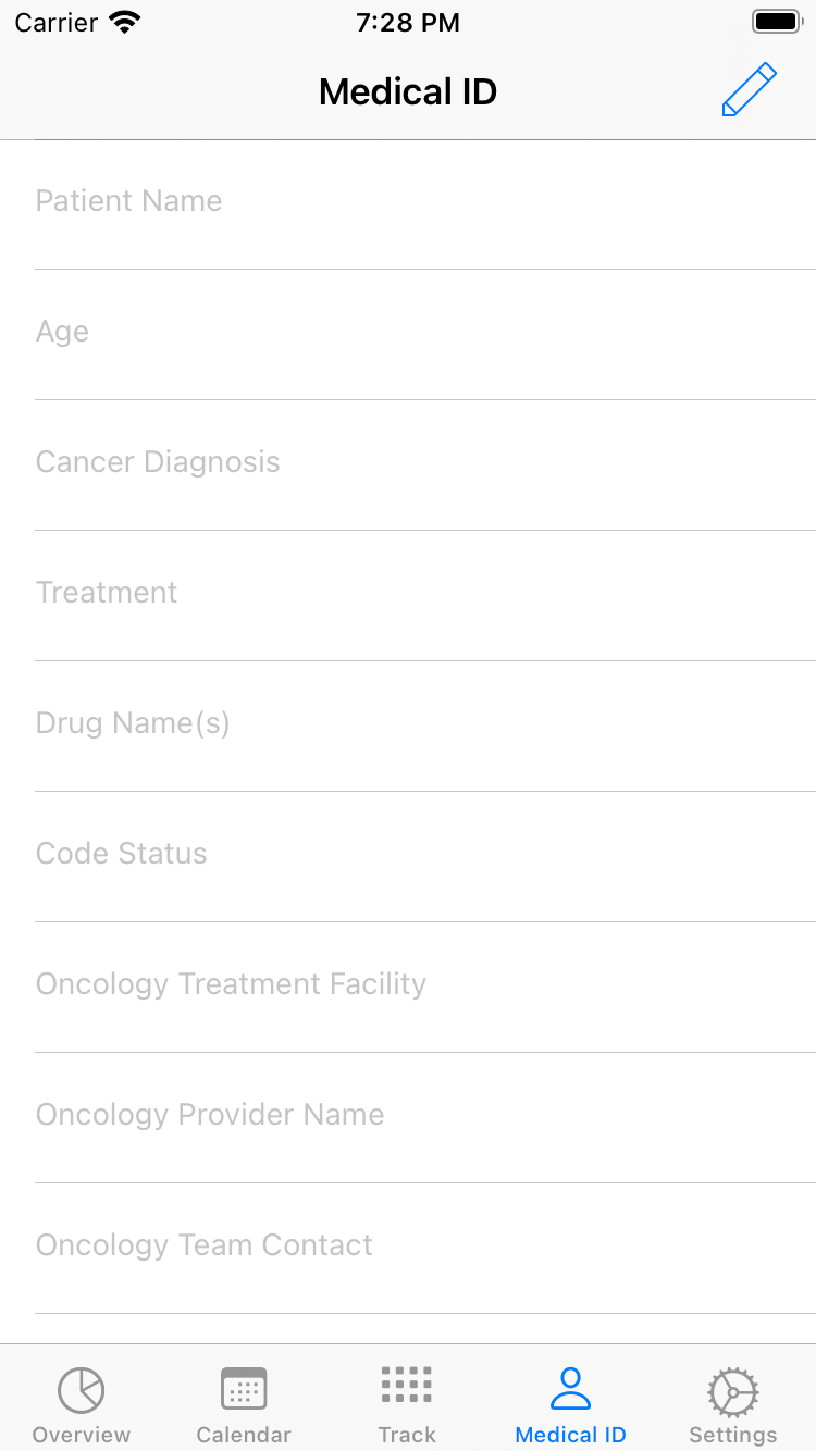 iOS Medical ID